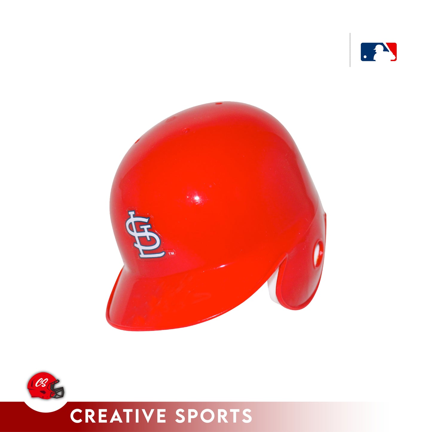 St. Louis Cardinals Mini Baseball Batting Helmet - with display stand